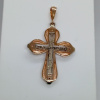 ПОДВЕСКА КРЕСТ с камнями (Au 585)