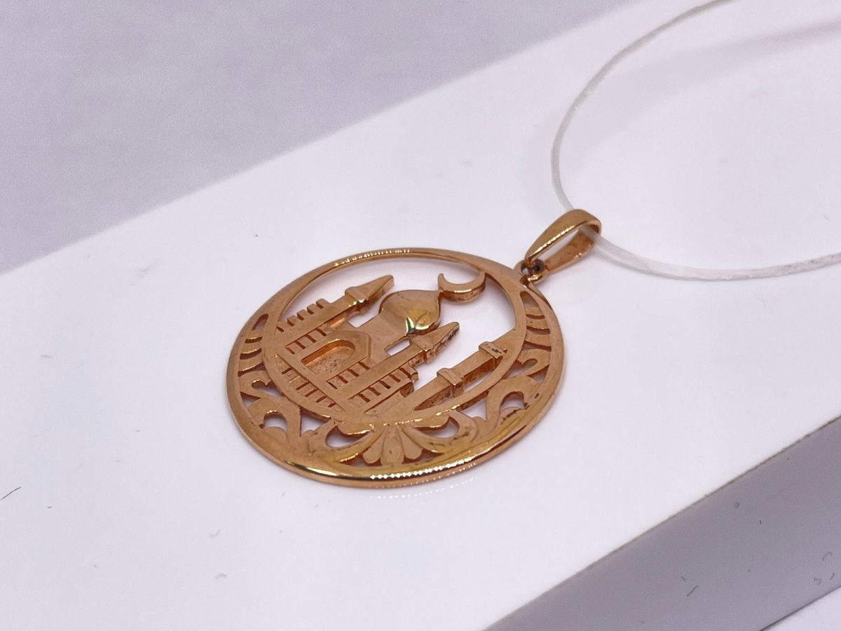 ПОДВЕСКА ПОЛУМЕСЯЦ без камня (Au 585)