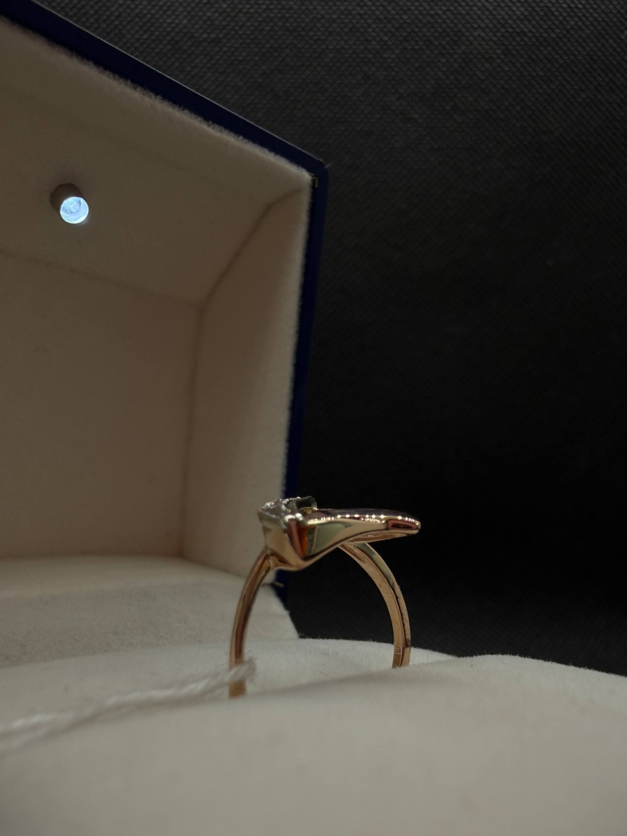 КОЛКМИ585 КОЛЬЦО С КАМНЯМИ (Au 585)