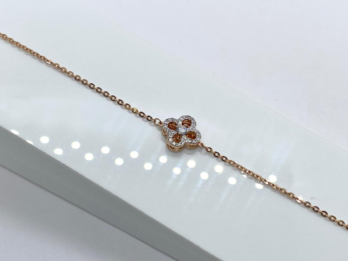 БРАСЛЕТ С КАМНЯМИ (Au 585)