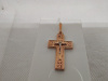 ПОДКБК585 ПОДВЕСКА КРЕСТ БЕЗ КАМНЯ (Au 585)