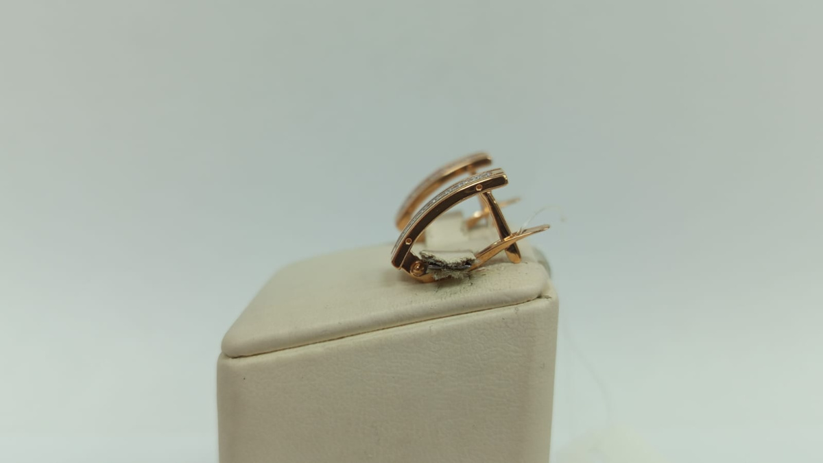 СЕРЬГИ С КАМНЯМИ (Au 585)