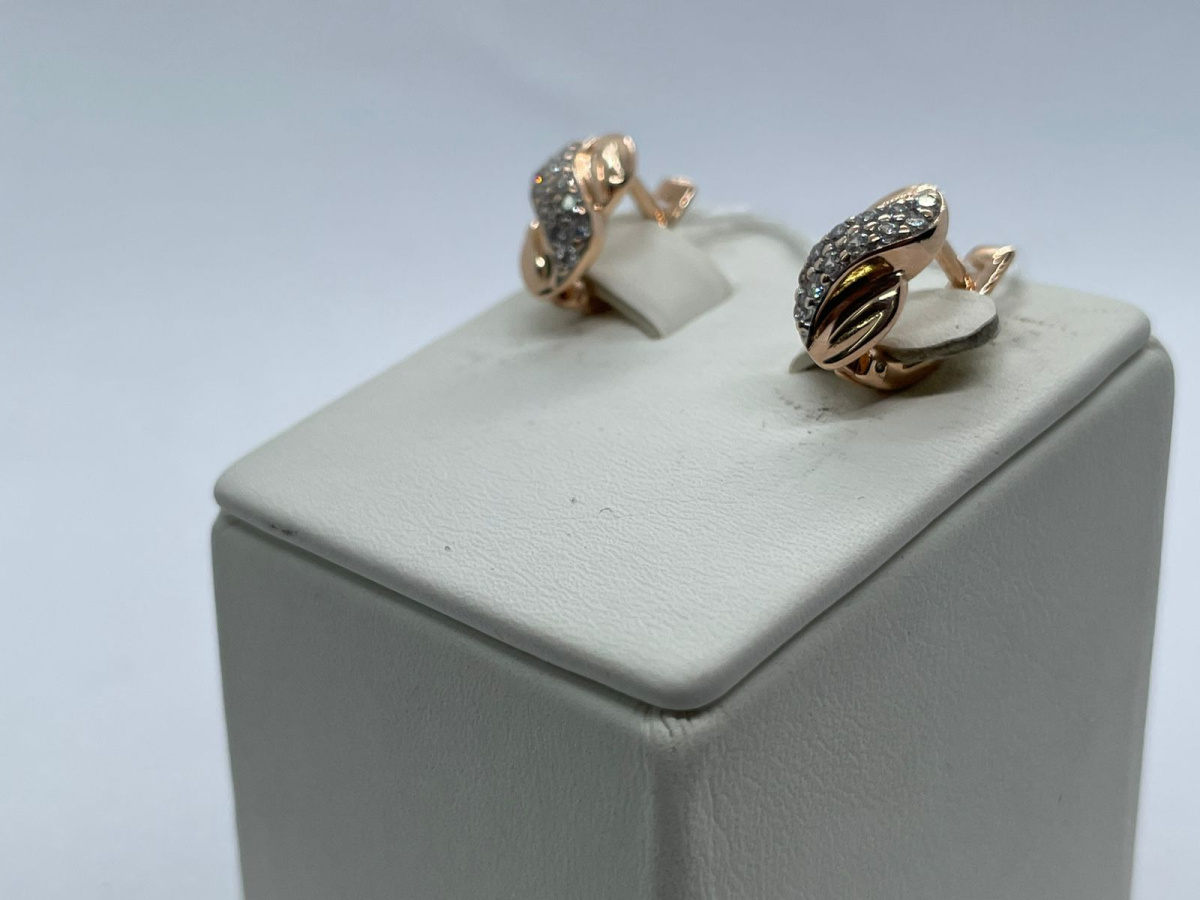 СЕРЬГИ С КАМНЯМИ (Au 585)