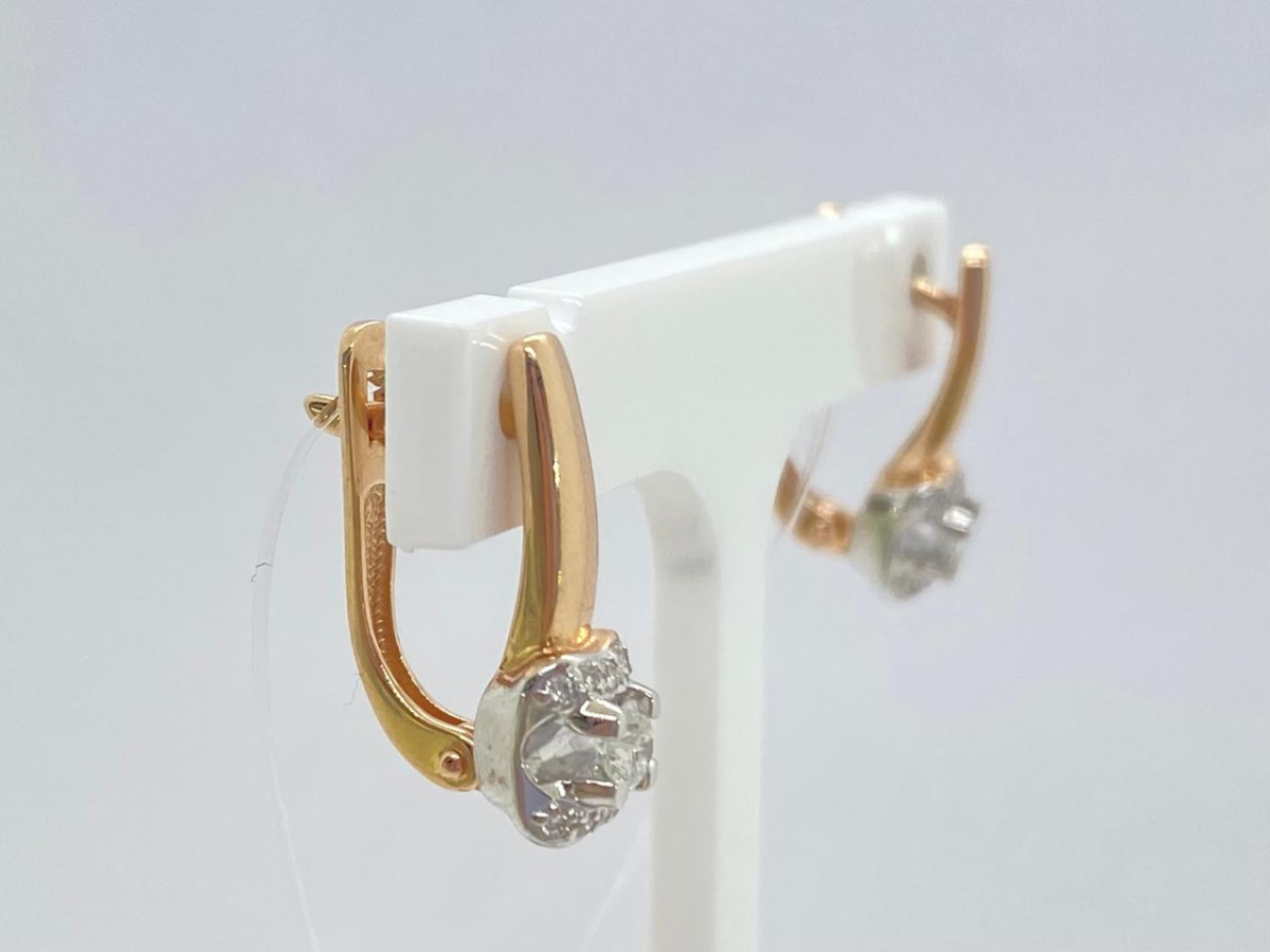 СЕРЬГИ БРИЛЛИАНТ (Au 585)