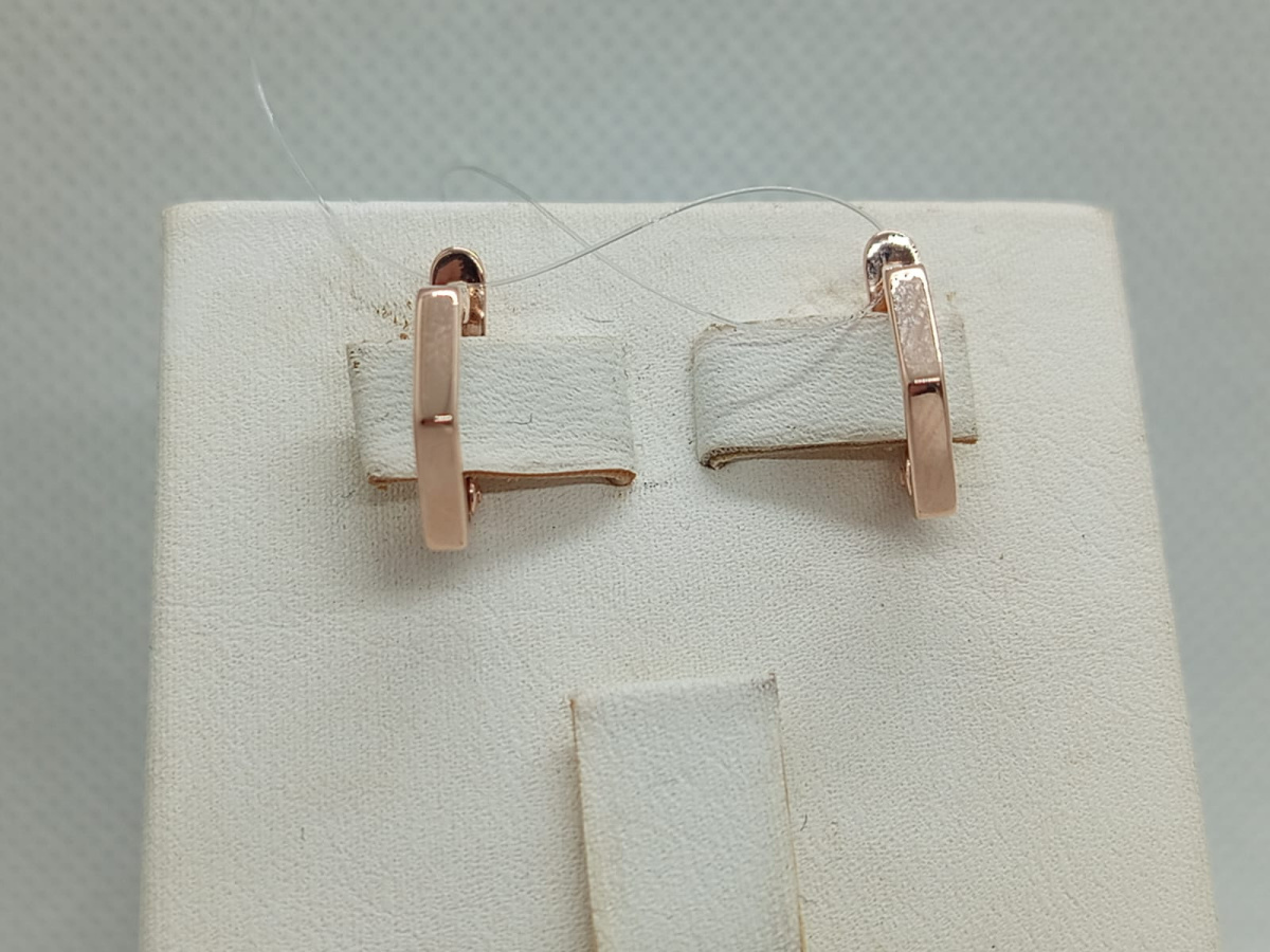 СЕРЬГИ БЕЗ КАМНЯ (Au 585)