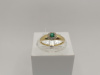 КОЛЬЦО Бриллиант, изумруд (Au 585)