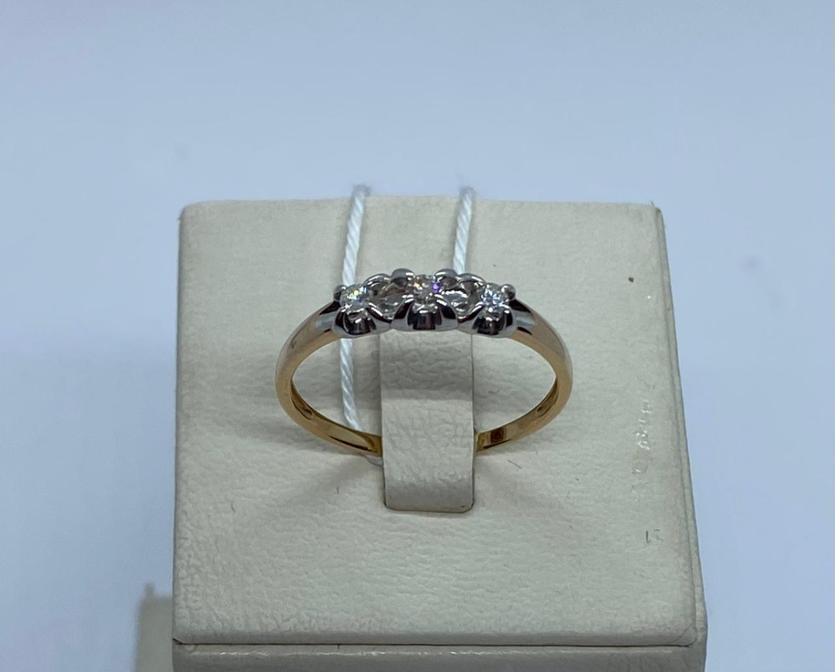 КОЛЬЦО БРИЛЛИАНТ Au 585