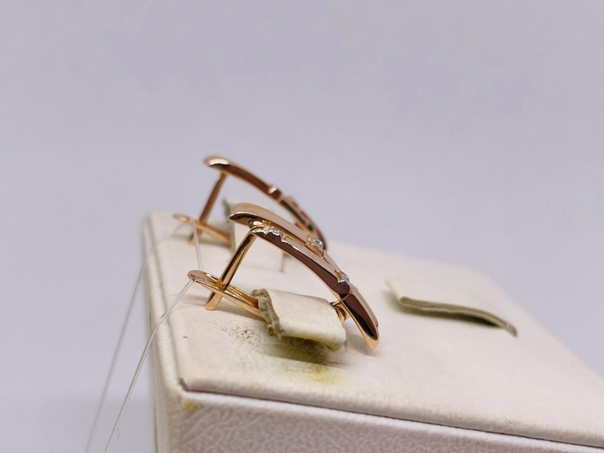 СЕРЬГИ С КАМНЯМИ (Au 585)