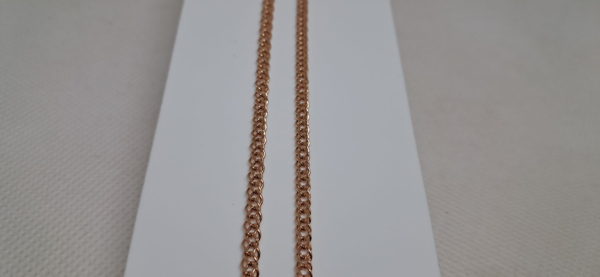 ЦЕПЬ ПОЛНОВЕСНАЯ Ромб двойной (Au 585)