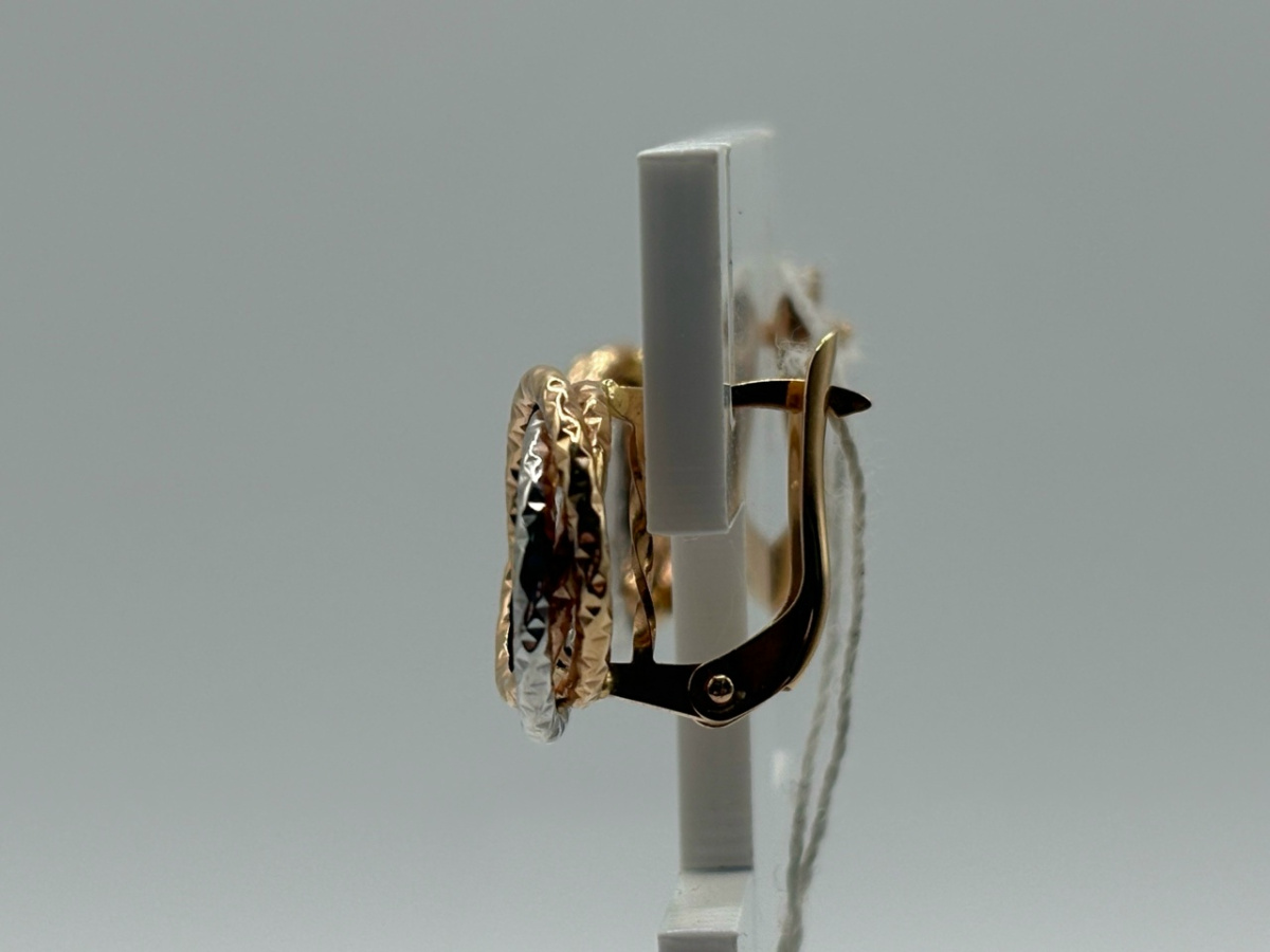 СЕРЬГИ БЕЗ КАМНЯ (Au 585)