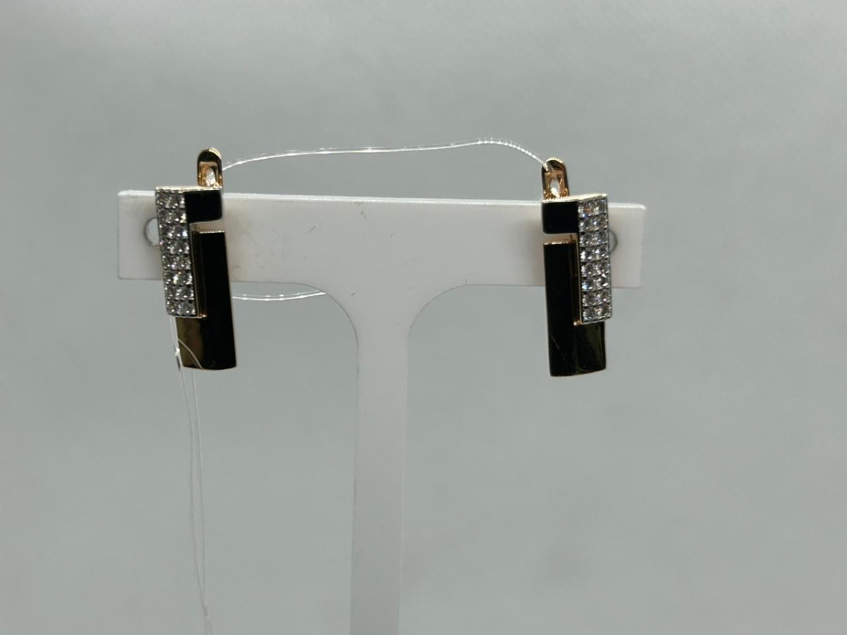 СЕРЬГИ С КАМНЯМИ (Au 585)