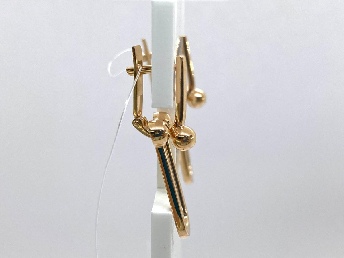 СЕРЬГИ БЕЗ КАМНЯ (Au 585)