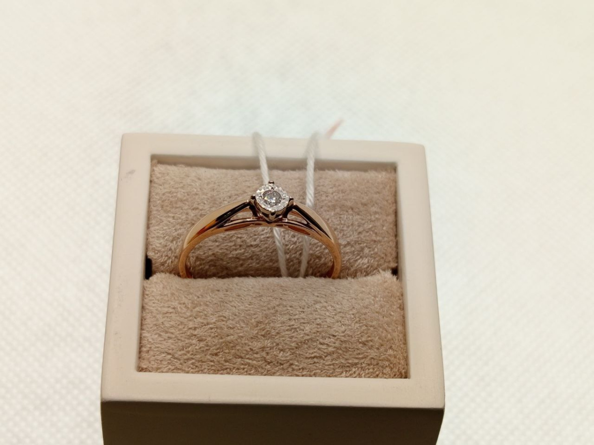 КОЛЬЦО БРИЛЛИАНТ Au 585