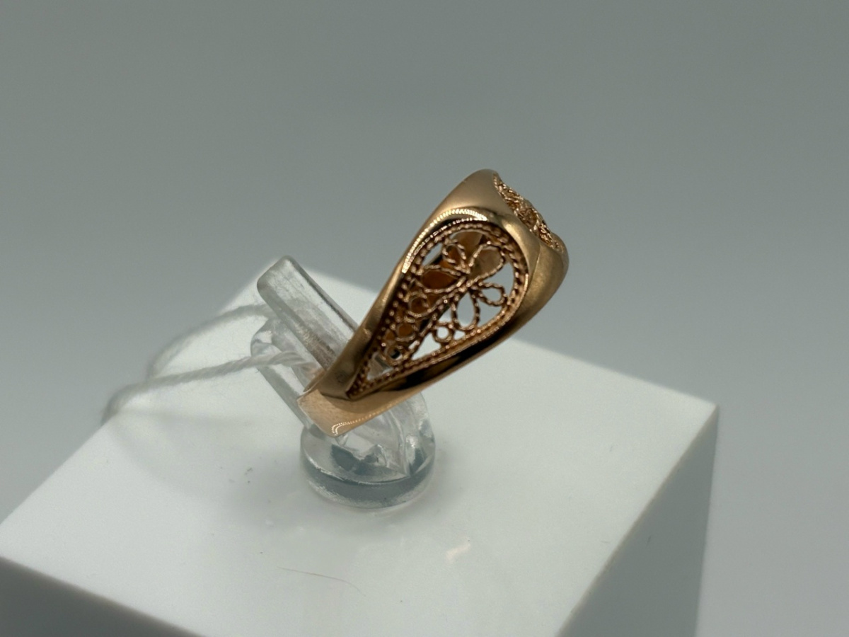 КОЛБКМ583 КОЛЬЦО БЕЗ КАМНЯ (Au 583)