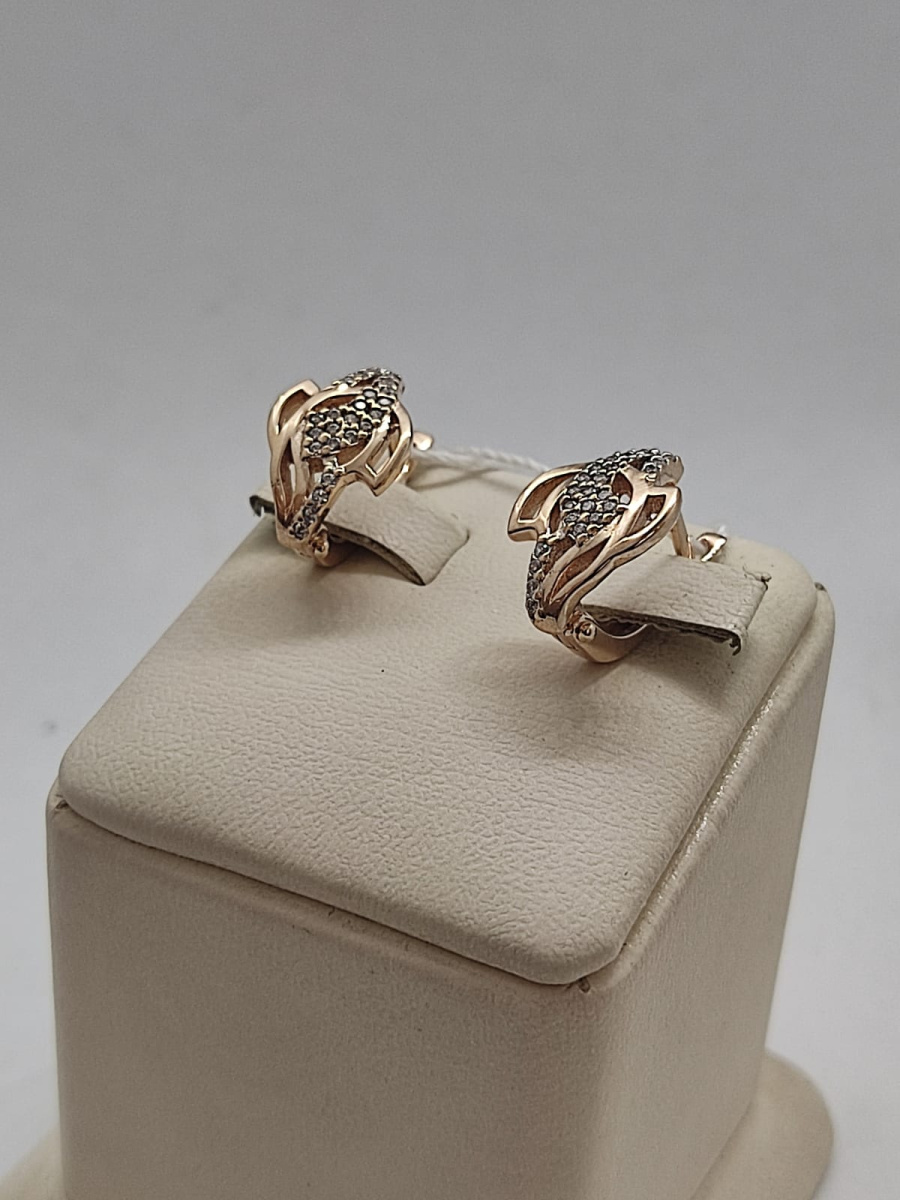 СЕРЬГИ С КАМНЯМИ (Au 585)