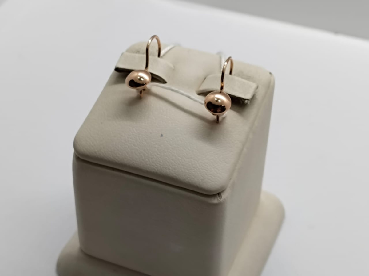 СЕРЬГИ БЕЗ КАМНЯ (Au 583)