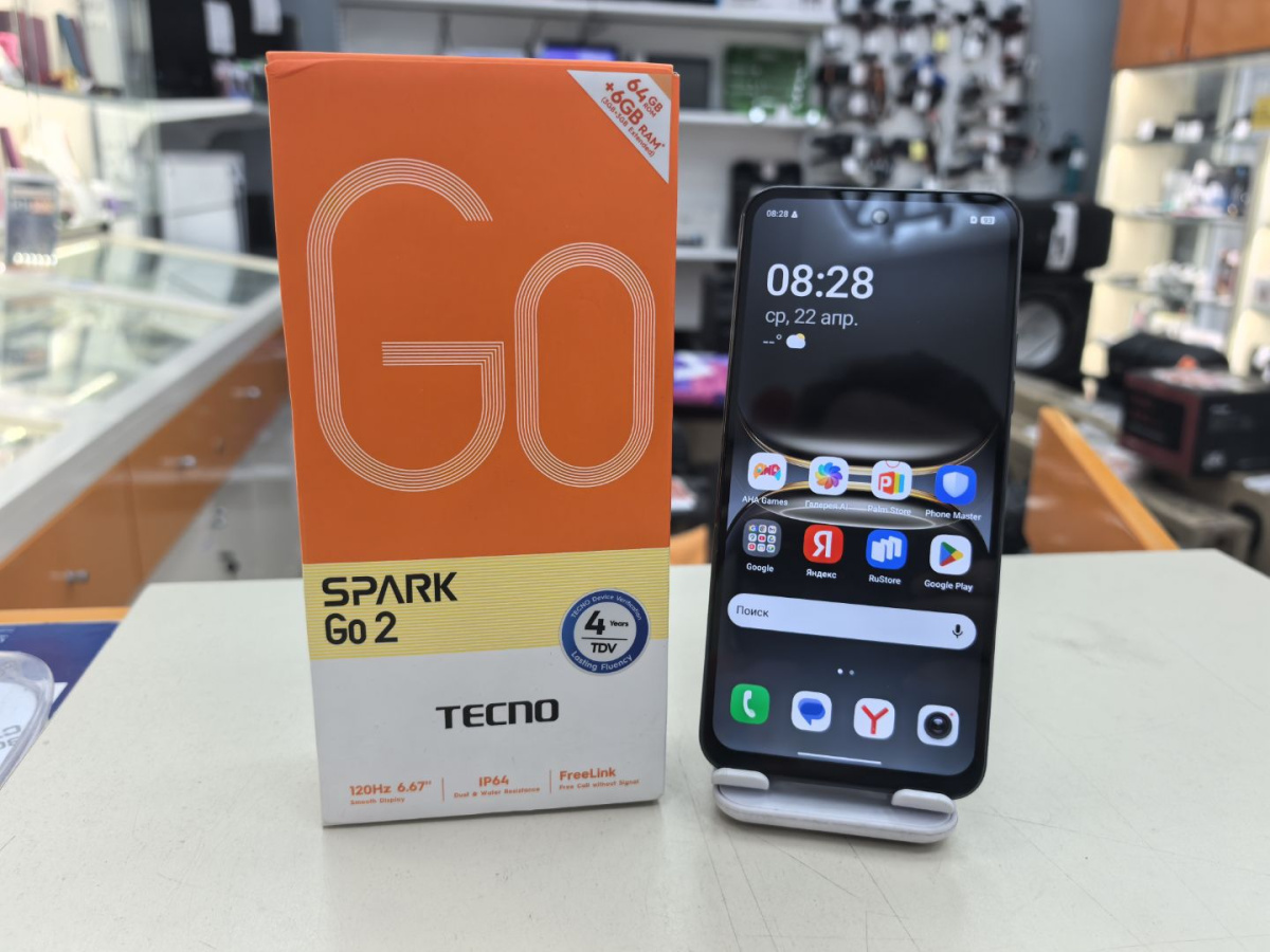 Смартфон Tecno Spark Go 2 3/64Gb