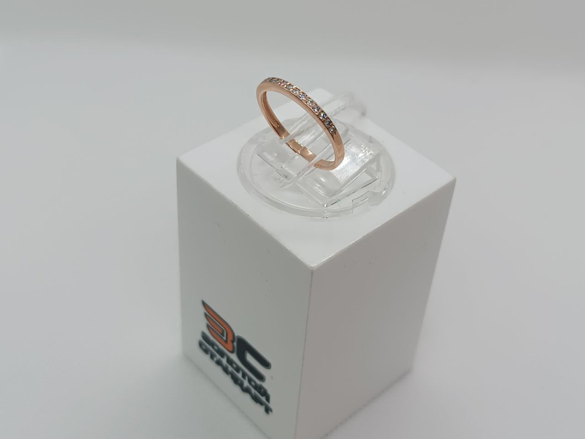 КОЛЬЦО С КАМНЯМИ (Au 585)