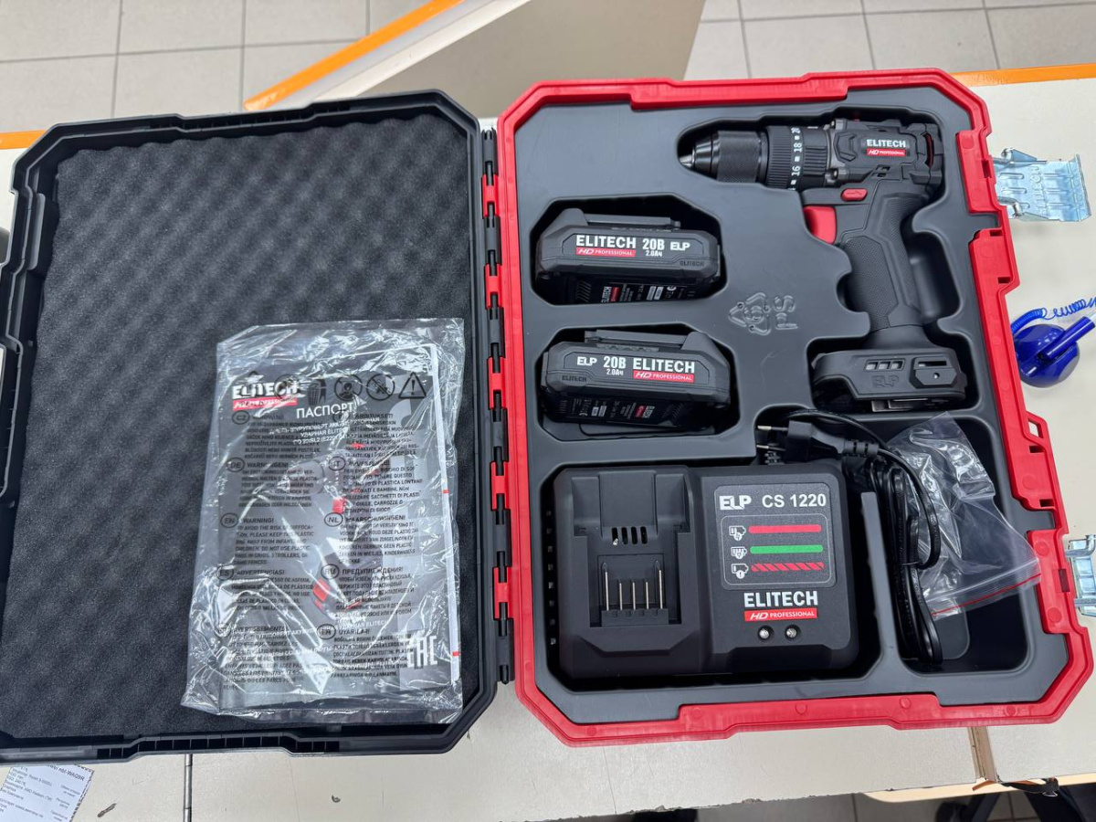 Шуруповерт Elitech CD 20ISL2