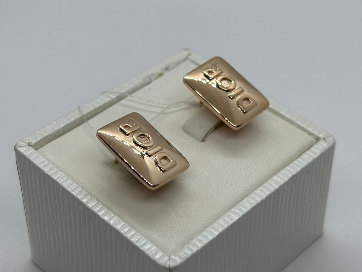 СЕРЬГИ БЕЗ КАМНЯ (Au 585)