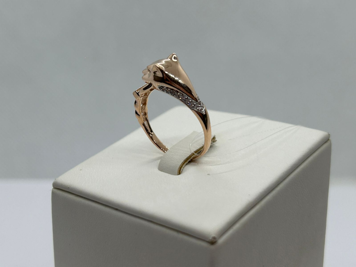 КОЛЬЦО С КАММНЯМИ (Au 585)