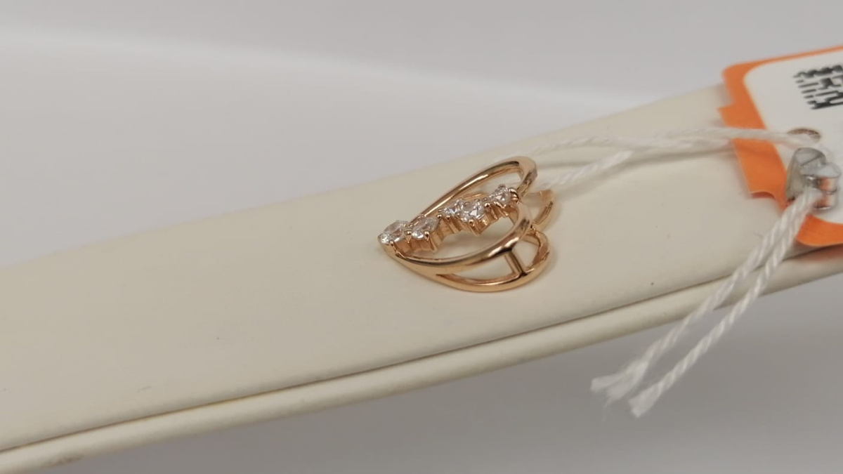 ПОДВЕСКА С КАМНЯМИ (Au 585)