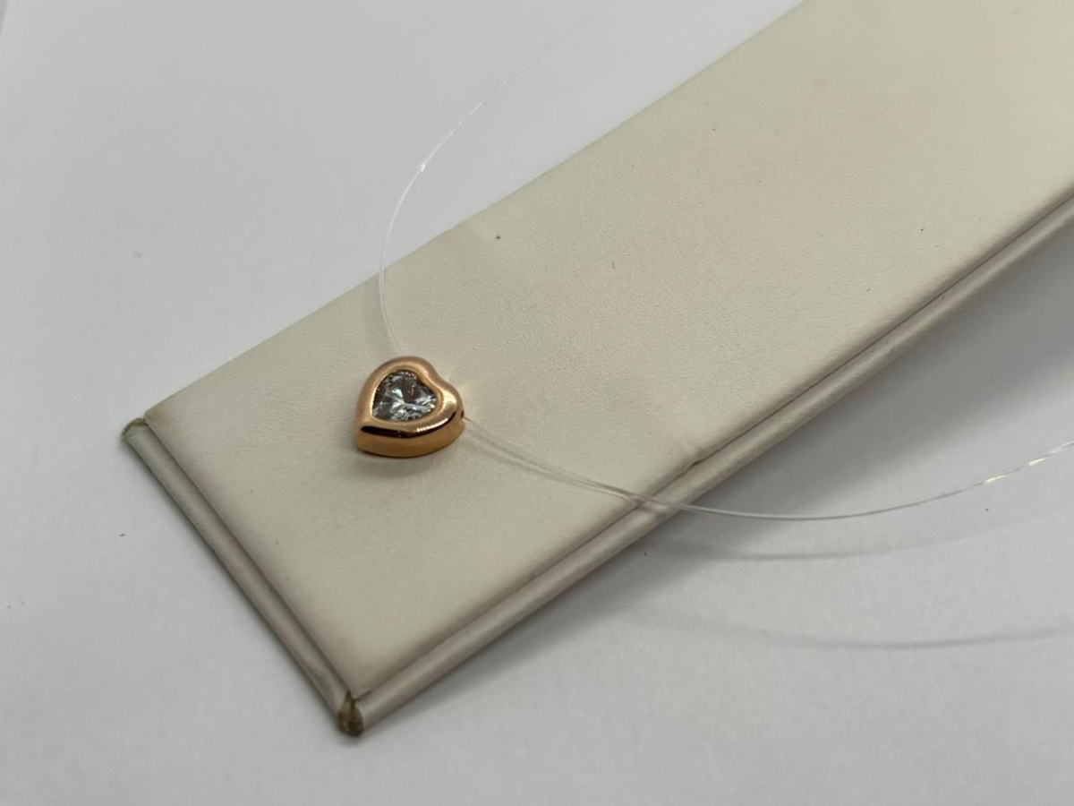 КОЛЬЕ НА ЛЕСКЕ с камнем (Au 585)