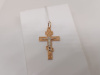 ПОДВЕСКА КРЕСТ БЕЗ КАМНЯ (Au 585)