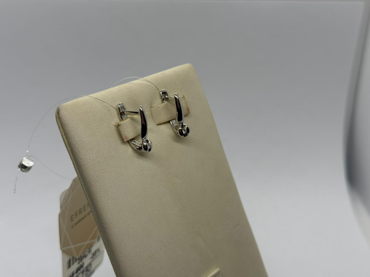 СЕРЬГИ БРИЛЛИАНТ (Ag 925)