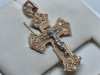 ПОДВЕСКА КРЕСТ без камня (Au 585)
