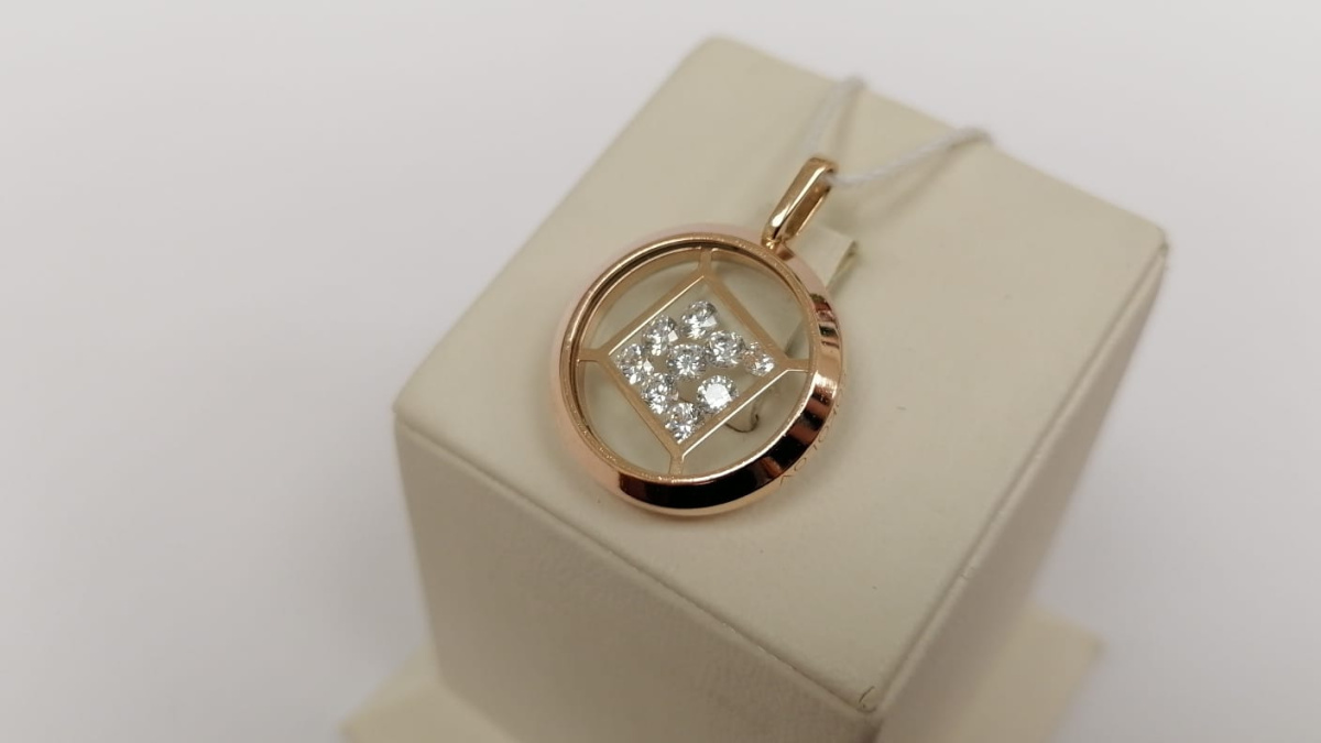 ПОДВЕСКА С КАМНЯМИ (Au 585)