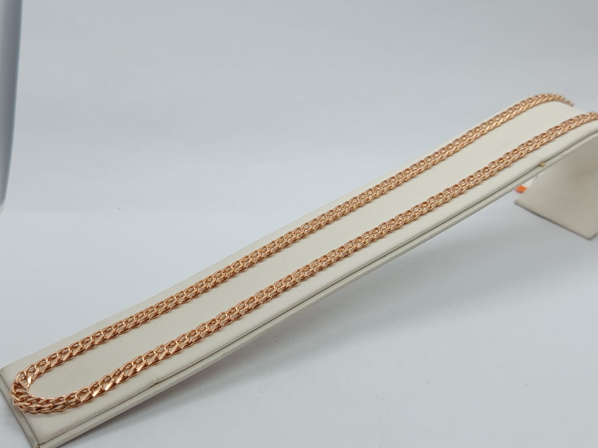 ЦЕПЬ ПОЛНОВЕСНАЯ Ромб двойной (Au 585)