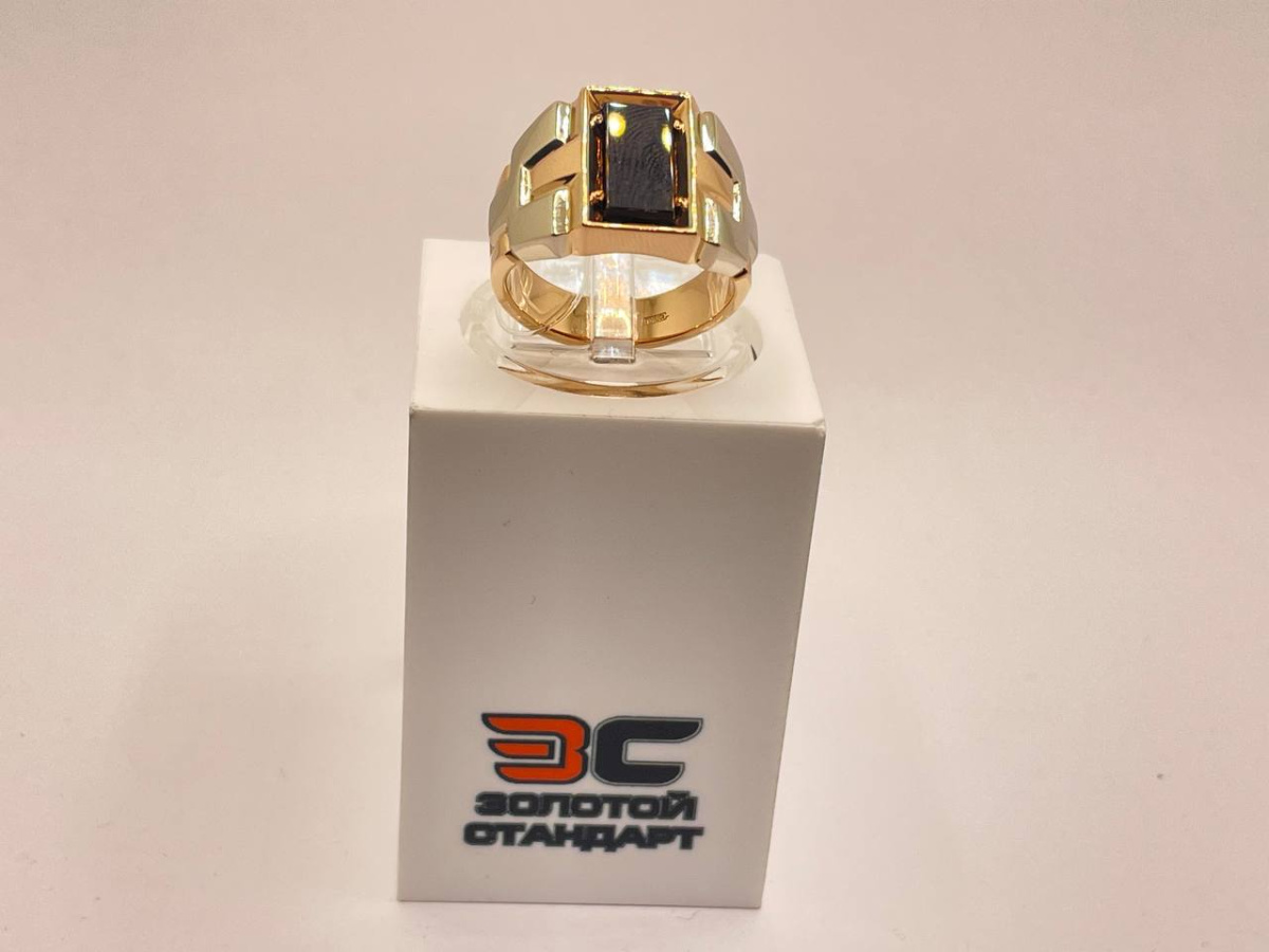 КОЛЬЦО ПЕЧАТКА с камнем (Au 585)