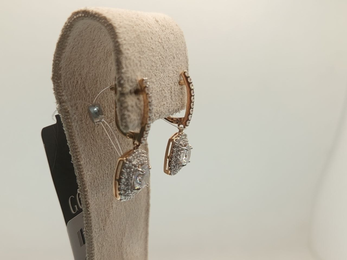 СЕРЬГИ С КАМНЯМИ (Au 585)