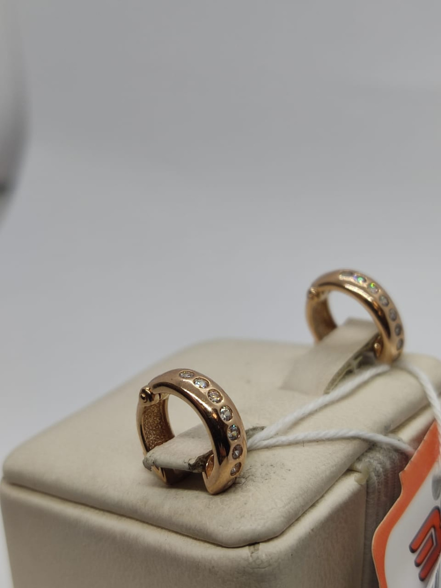 СЕРЬГИ С КАМНЯМИ (Au 585)