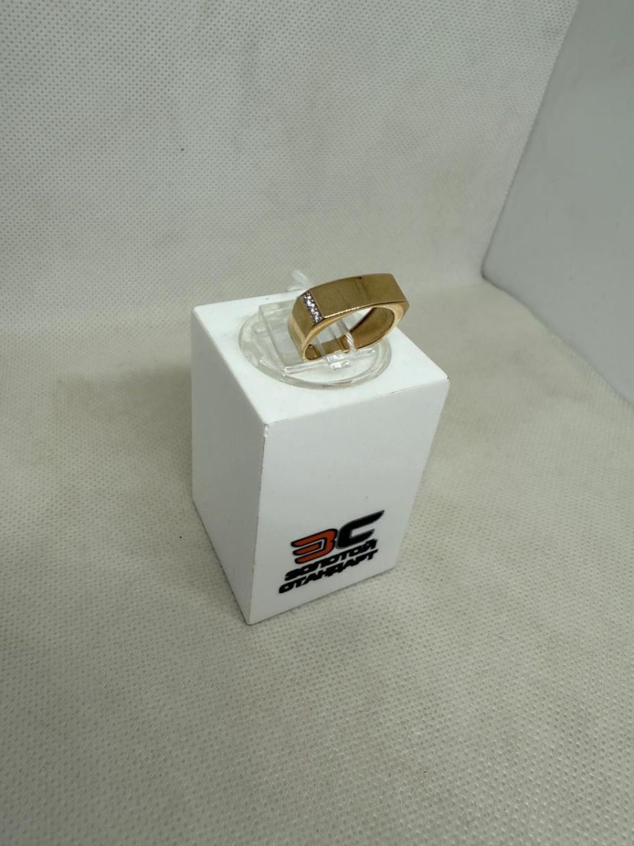 ПЕЧАТКА С КАМНЯМИ (Au 585)