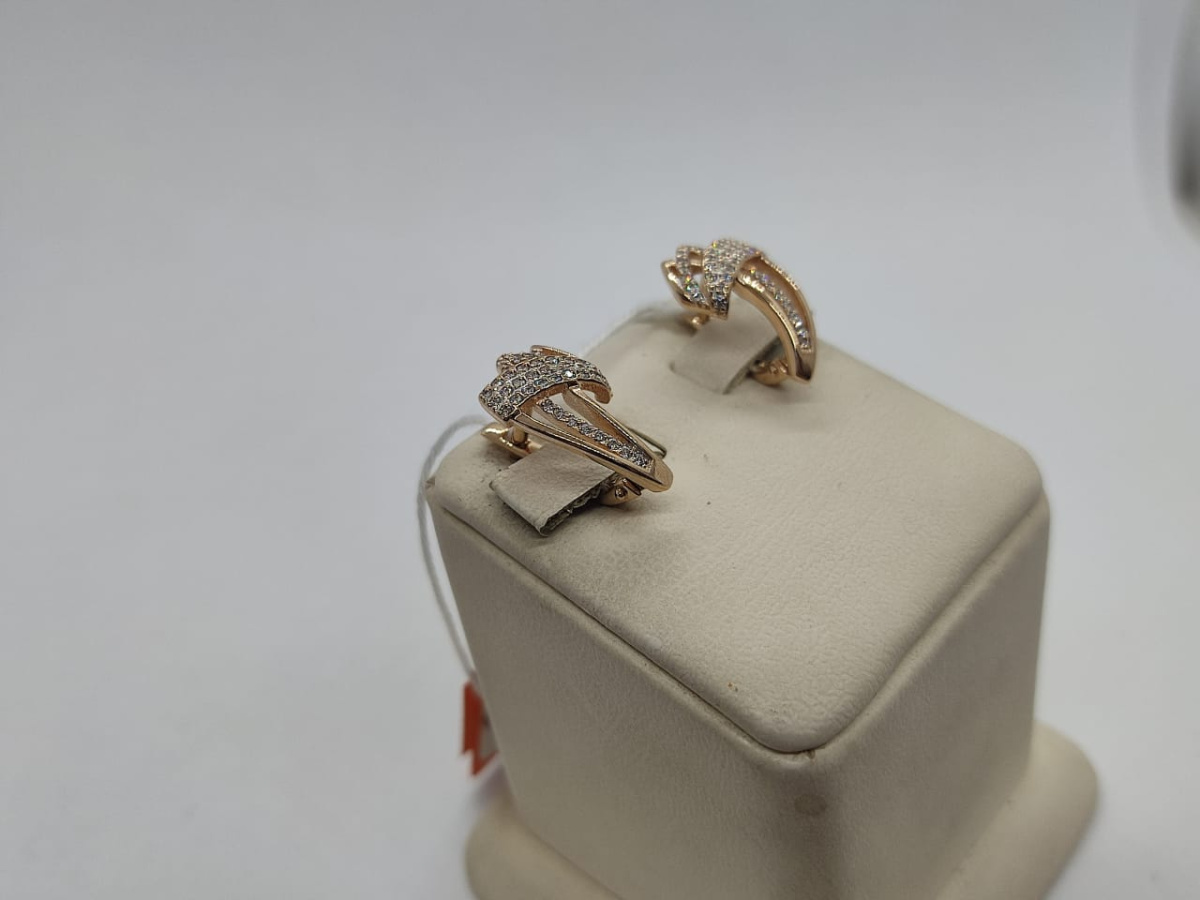 СЕРЬГИ С КАМНЯМИ (Au 585)