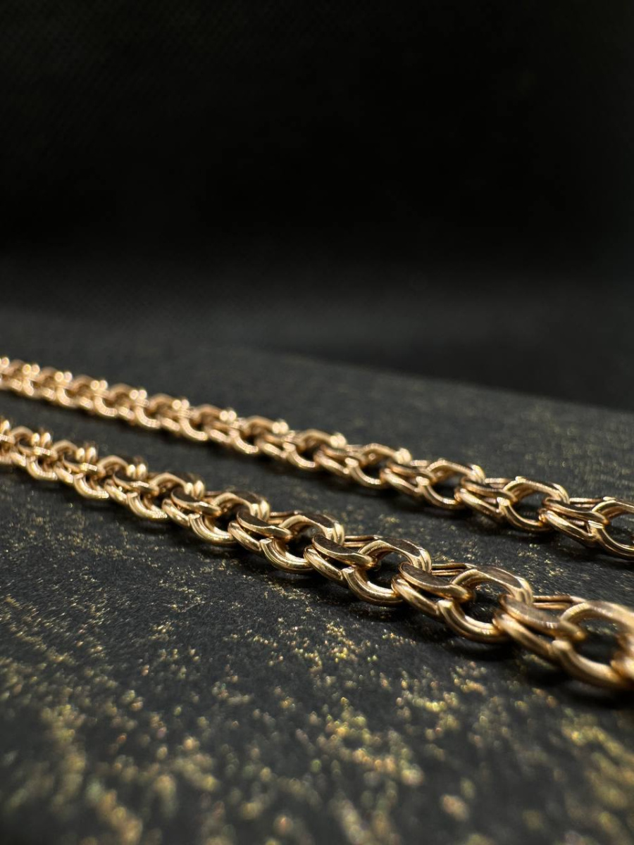 ЦЕПЬ ПУСТОТЕЛАЯ Бисмарк (Au 585)