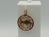 ПОДЗЗТ585 ПОДВЕСКА ЗНАК ЗОДИАКА ТЕЛЕЦ (Au 585)