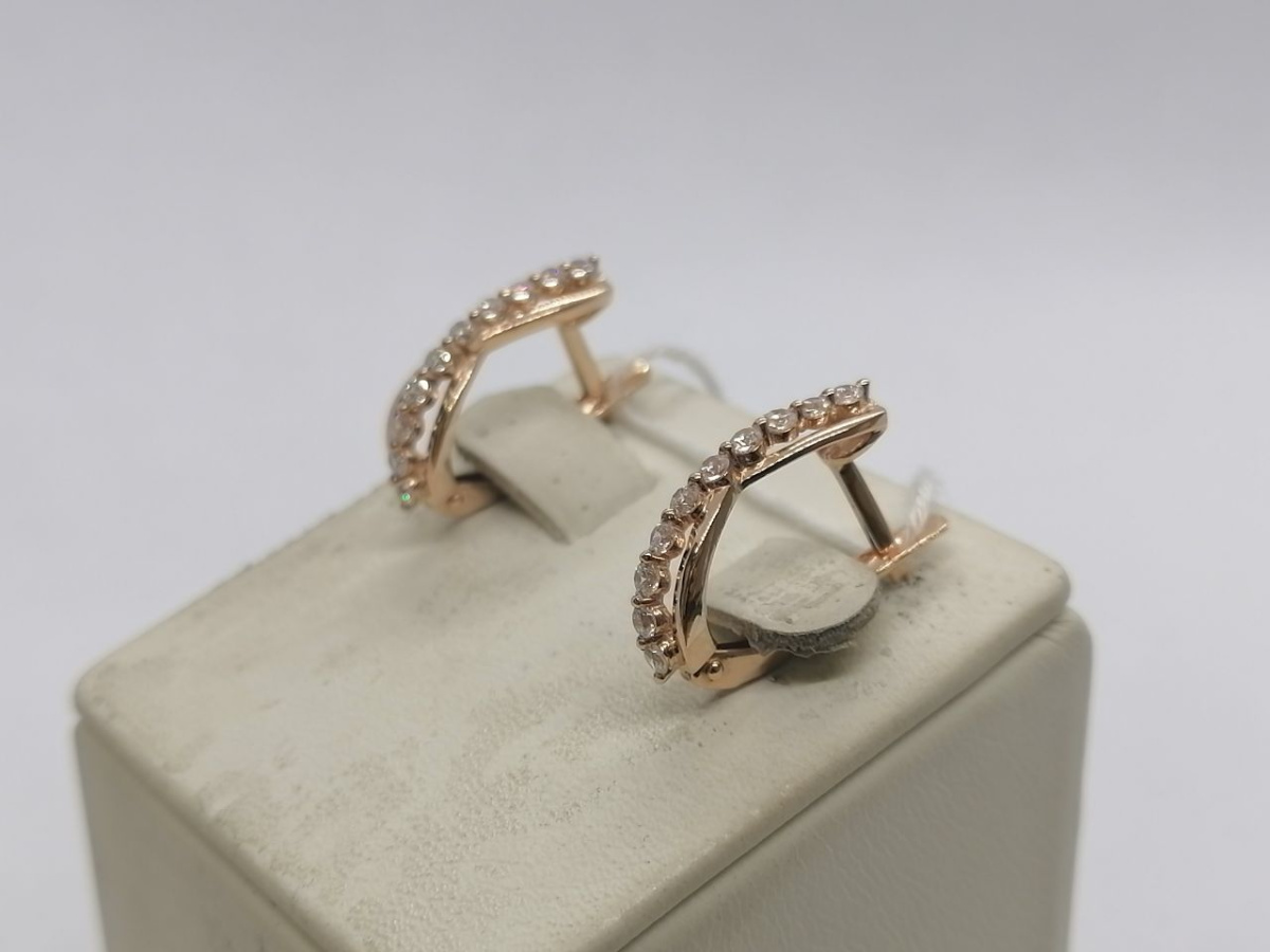 СЕРЬГИ С КАМНЯМИ (Au 585)