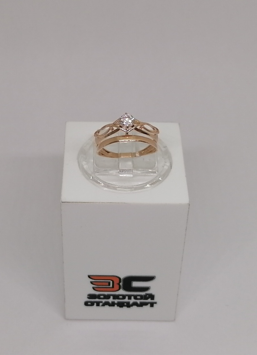 КОЛЬЦО С КАМНЕМ (Au 585)