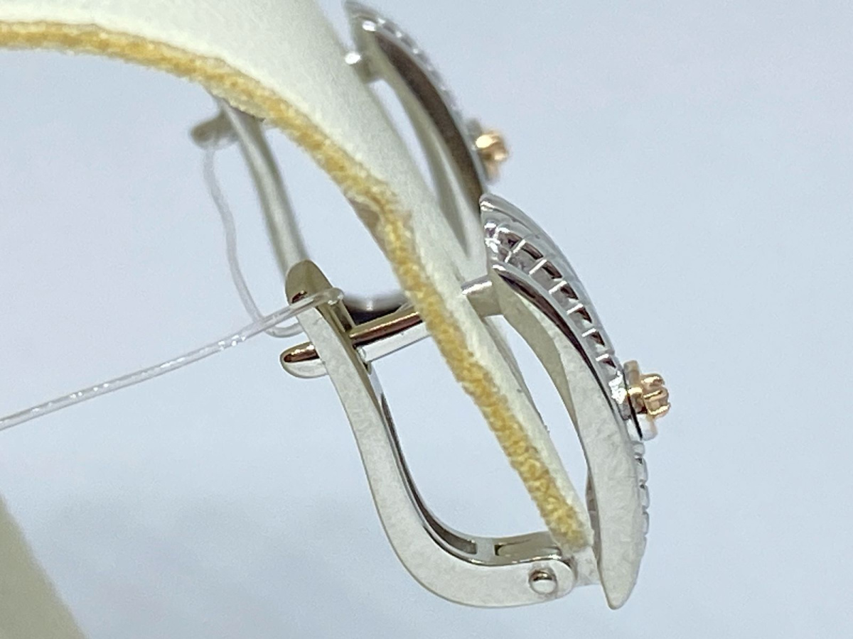 СЕРЬГИ БРИЛЛИАНТ (Ag 925)