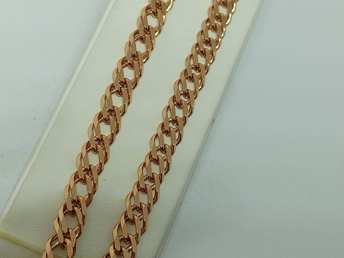 ЦЛР2585 ЦЕПЬ ПОЛНОВЕСНАЯ Ромб двойной (Au 585)