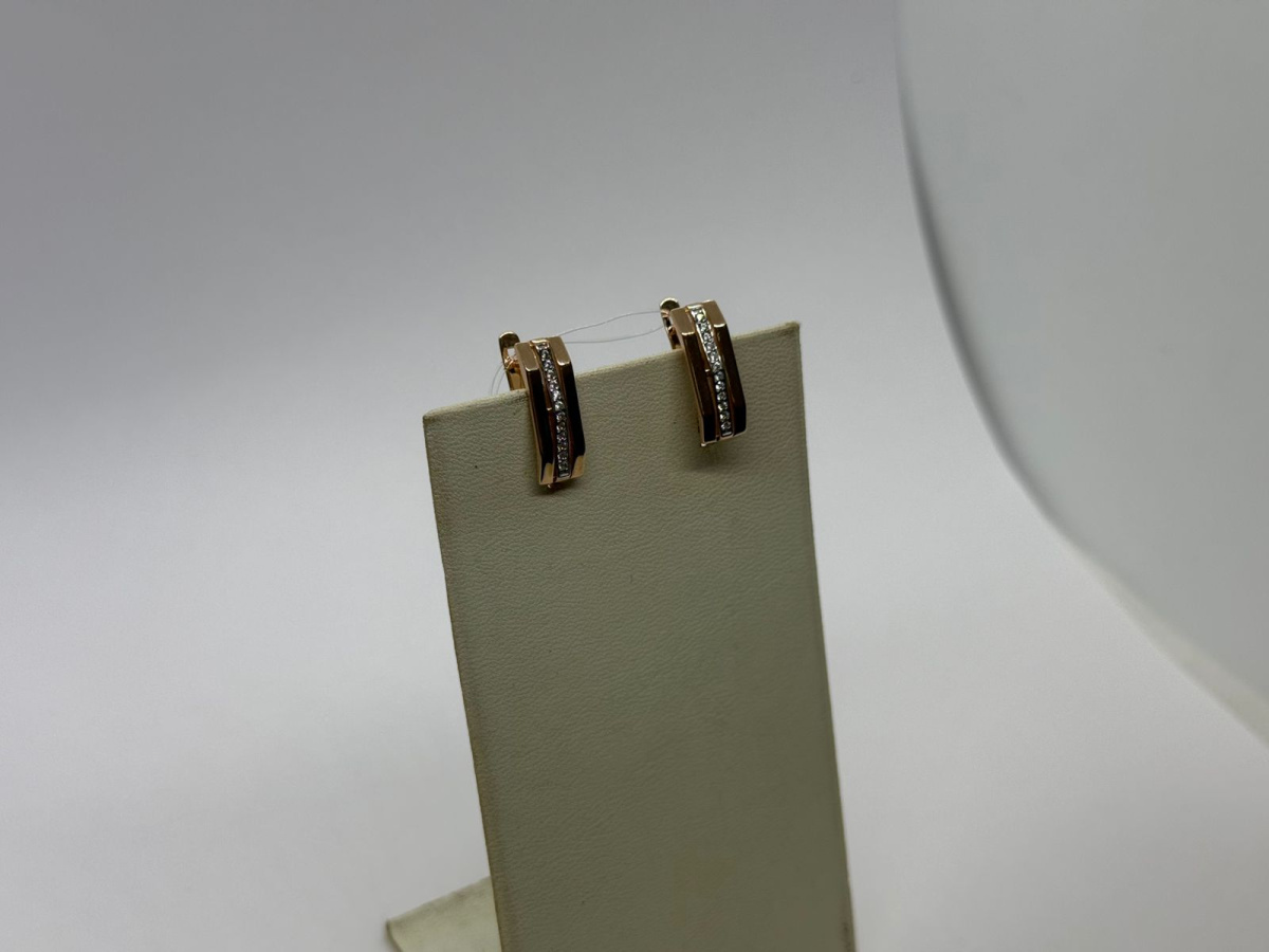 СЕРЬГИ С КАМНЯМИ (Au 585)