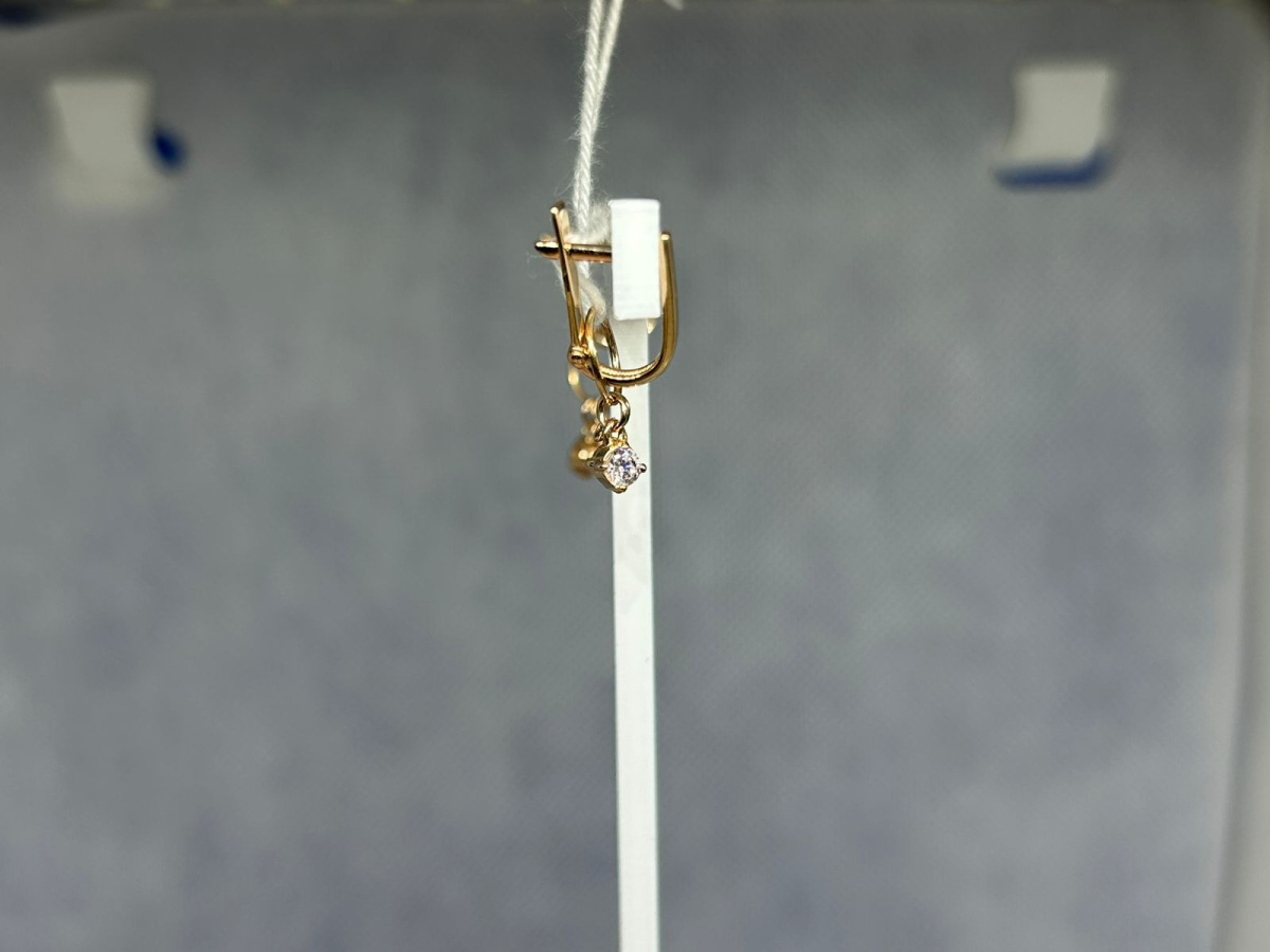 СЕРЬГИ С КАМНЯМИ (Au 585)