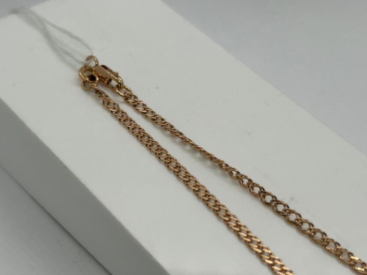 ЦЕПЬ ПОЛНОВЕСНАЯ Ромб двойной (Au 585)