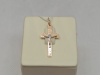 ПОДВЕСКА КРЕСТ БЕЗ КАМНЯ (Au 585)