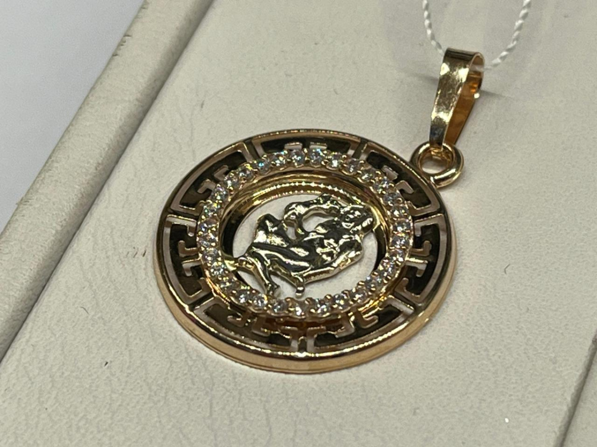 ПОДВЕСКА ЗНАК ЗОДИАКА ДЕВА (Au 585)