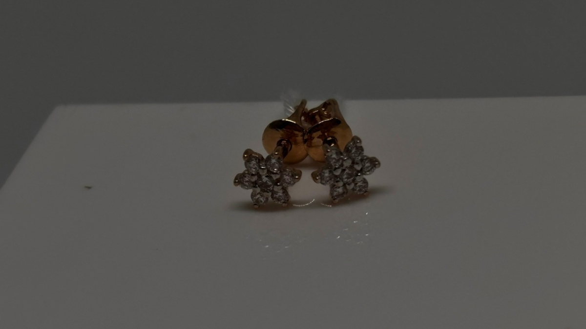 СПУС585 СЕРЬГИ ПУСЕТЫ (Au 585)