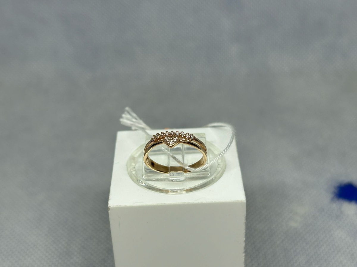 КОЛКМИ585 КОЛЬЦО С КАМНЯМИ (Au 585)